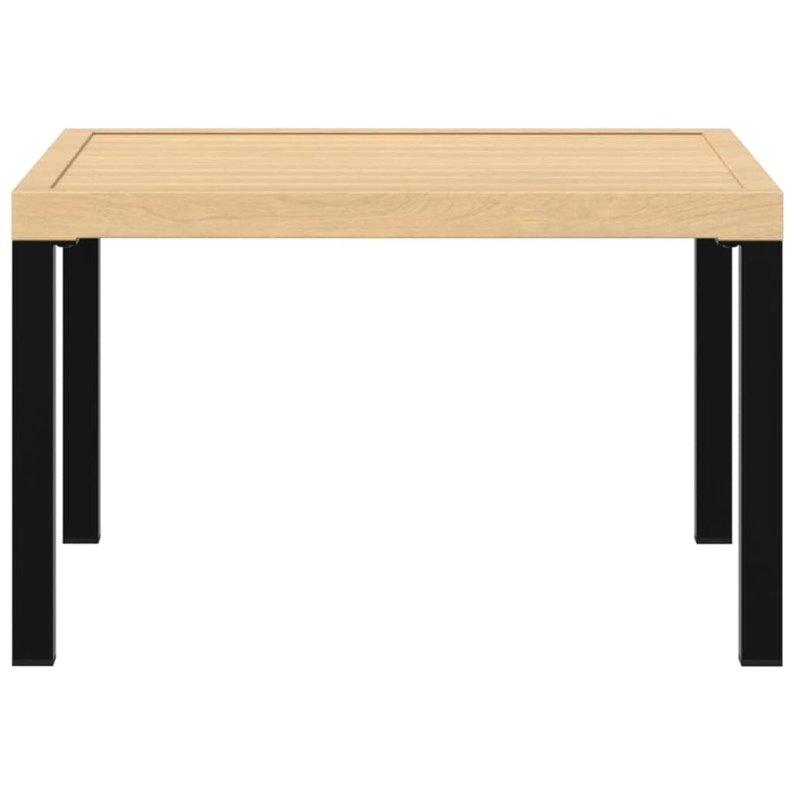 Tuintafel 65x65x40 cm aluminium zwart