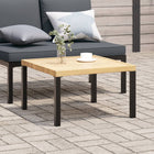 Garden table 65x65x40 cm aluminum black