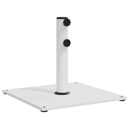 Parasolvoet Voor Stokken Van Ø32/38/48 Mm 17 Kg Vierkant Wit