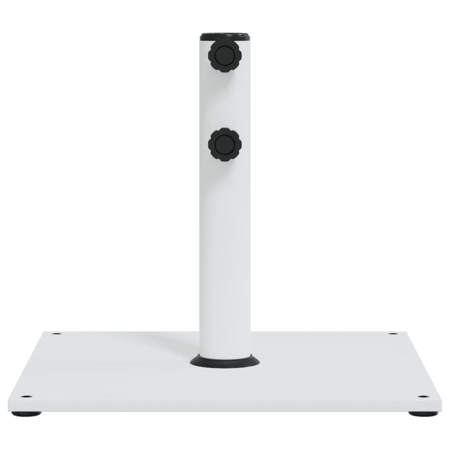 Parasolvoet Voor Stokken Van Ø32/38/48 Mm 17 Kg Vierkant Wit