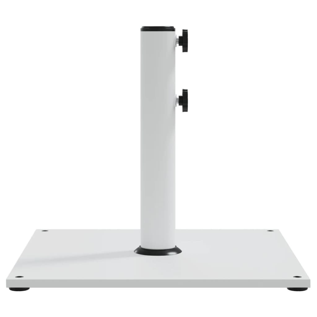 Parasolvoet Voor Stokken Van Ø32/38/48 Mm 17 Kg Vierkant Wit