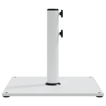 Parasolvoet Voor Stokken Van Ø32/38/48 Mm 17 Kg Vierkant Wit
