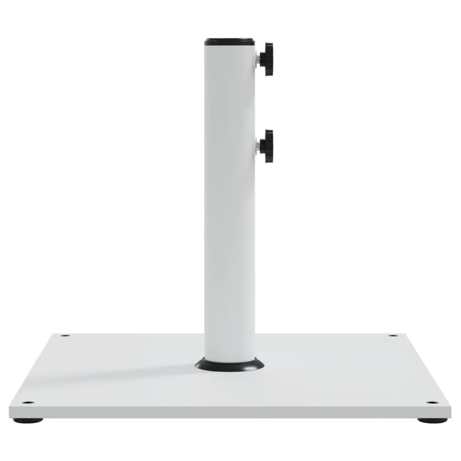 Parasolvoet Voor Stokken Van Ø32/38/48 Mm 17 Kg Vierkant Wit