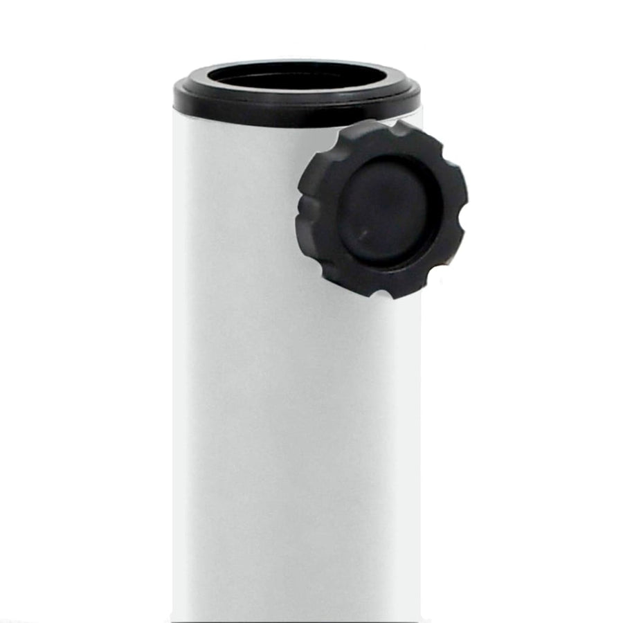 Parasolvoet Voor Stokken Van Ø32/38/48 Mm 17 Kg Vierkant Wit