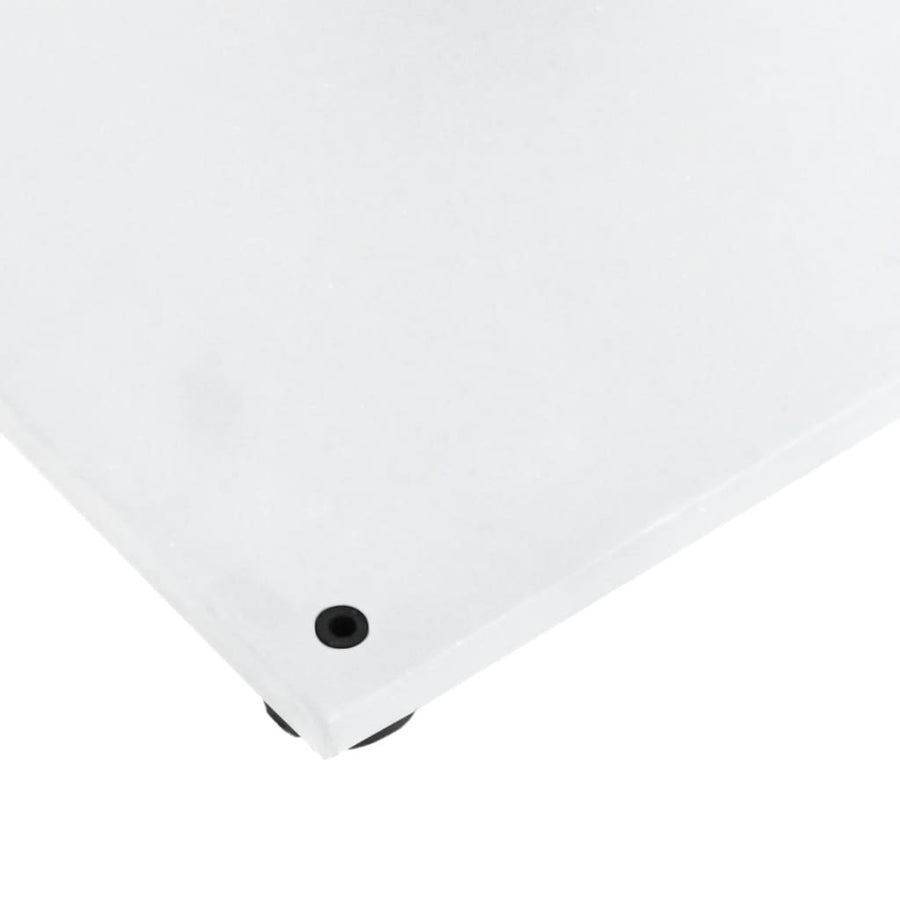 Parasolvoet Voor Stokken Van Ø32/38/48 Mm 17 Kg Vierkant Wit