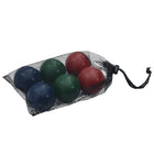 8-piece Bocce Ball Set and Solid Pine Carrying Case