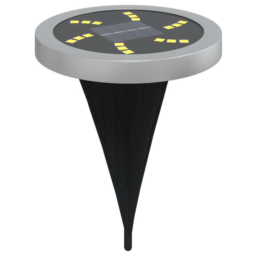 Grondlampen 4 st solar met grondpennen warmwit