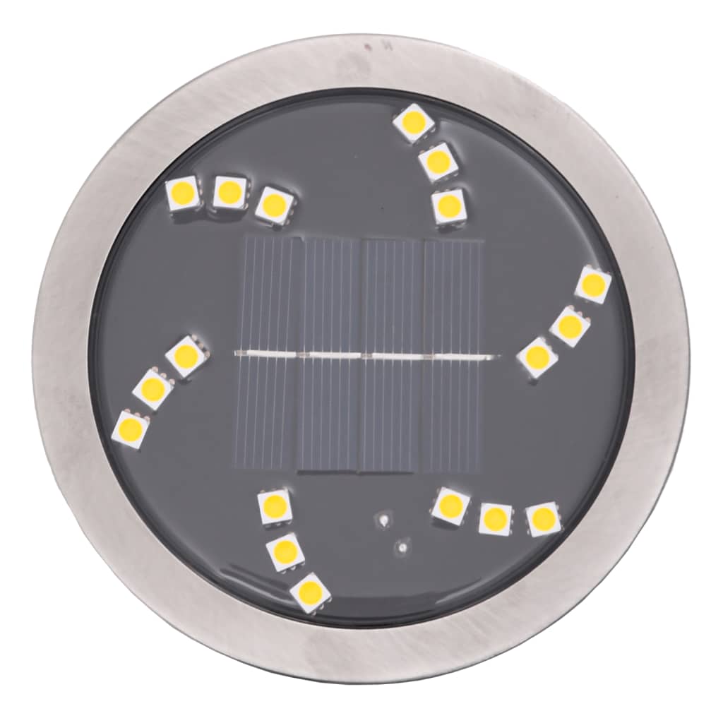 Grondlampen 4 st solar met grondpennen warmwit