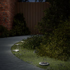 Grondlampen 4 stuks solar warmwit