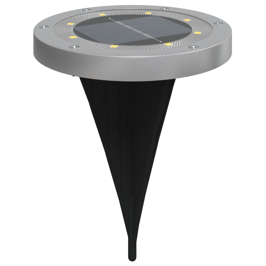 Grondlampen 12 st solar met grondpennen warmwit