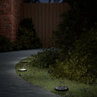 Grondlampen 4 stuks solar warmwit