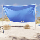 Strandluifel met zandankers 304x300 cm blauw