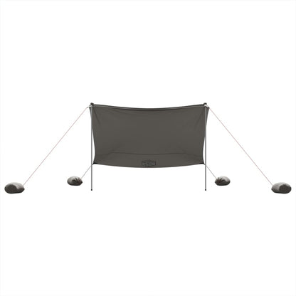 Strandluifel met zandankers 304x300 cm grijs