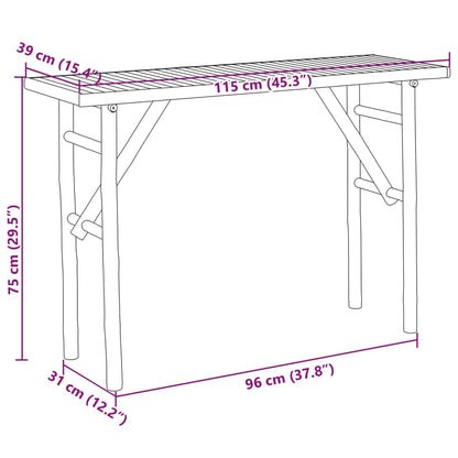 Wandtafel 115X39X75 Cm Bamboe
