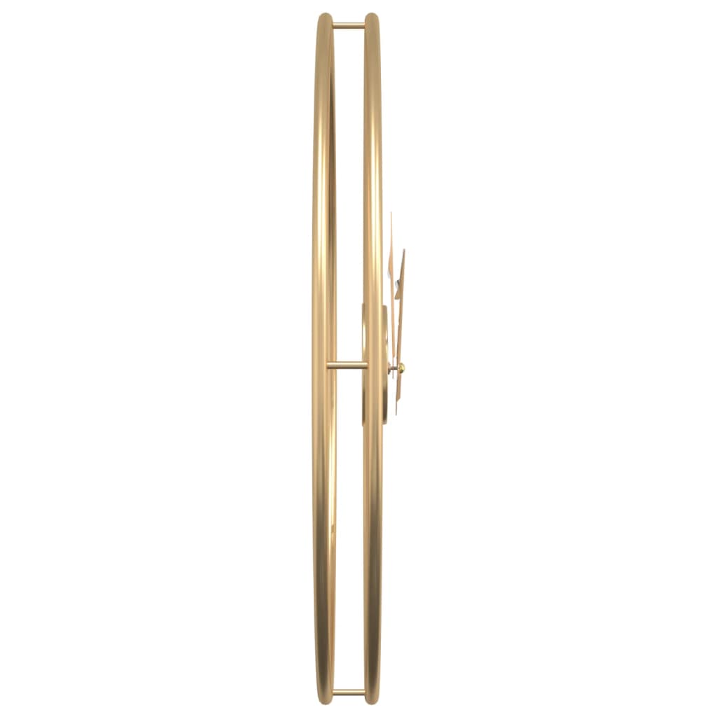 Wandklok Ø50 cm ijzer goudkleurig