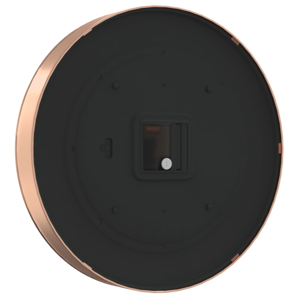 Wandklok Ø29,5 cm polystyreen en glas goudkleurig en blauw