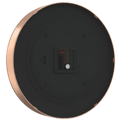 Wandklok Ø29,5 cm polystyreen en glas goudkleurig en blauw