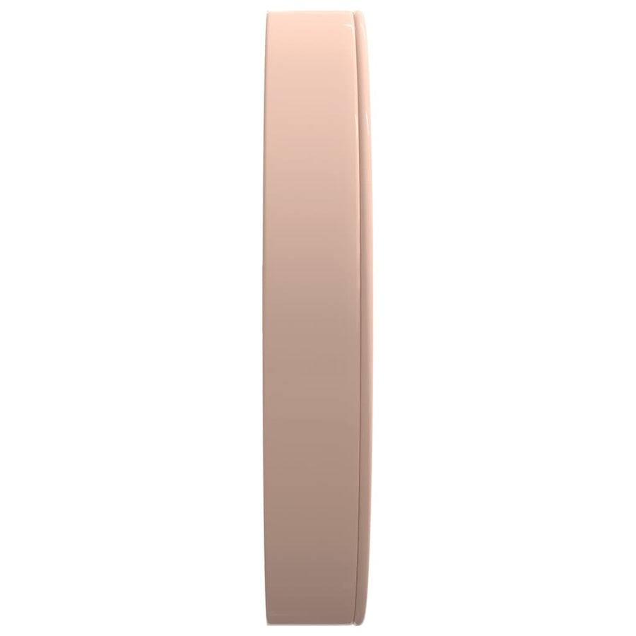 Wandklok Ø29,5 cm polystyreen en glas goudkleurig en wit
