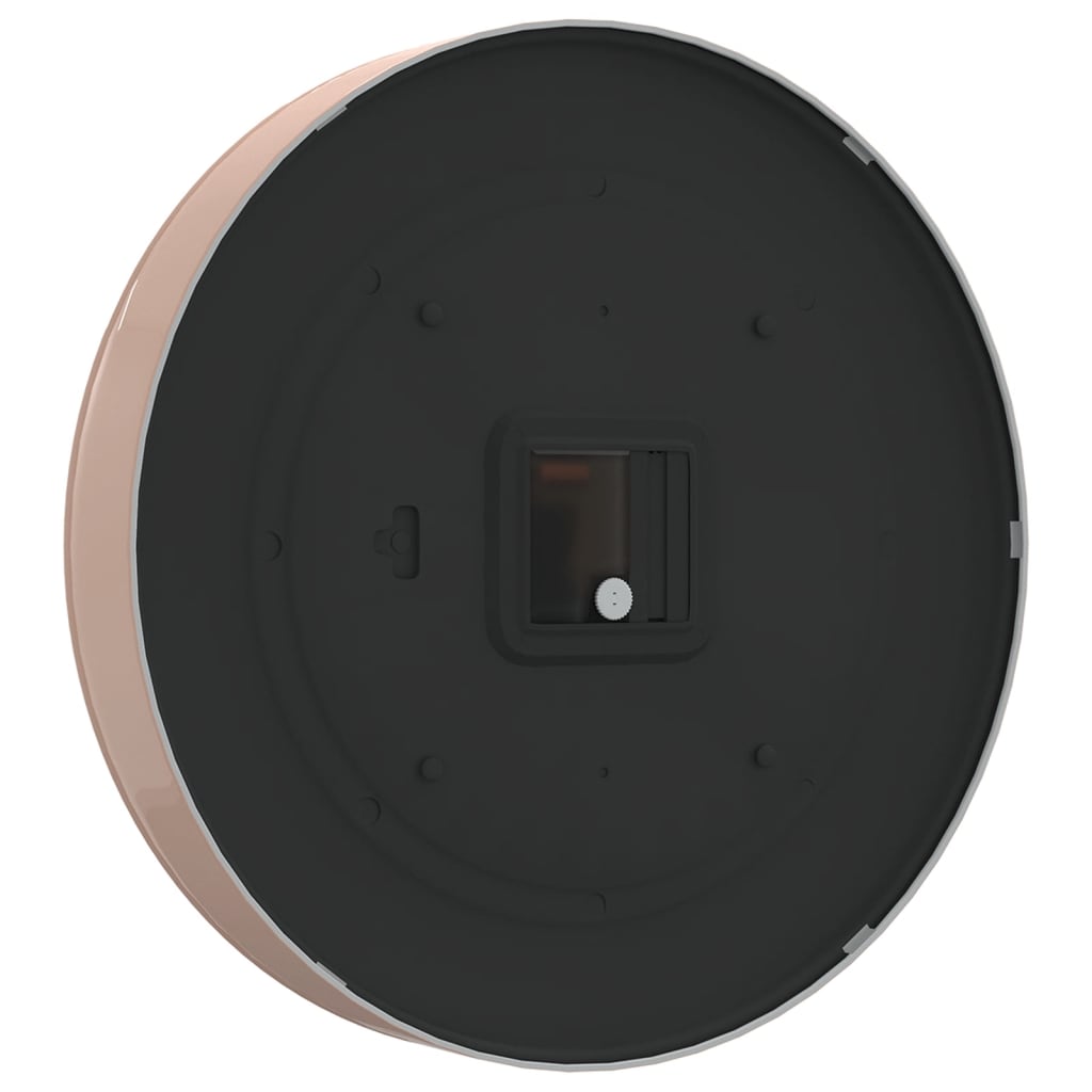 Wandklok Ø29,5 cm polystyreen en glas goudkleurig en wit