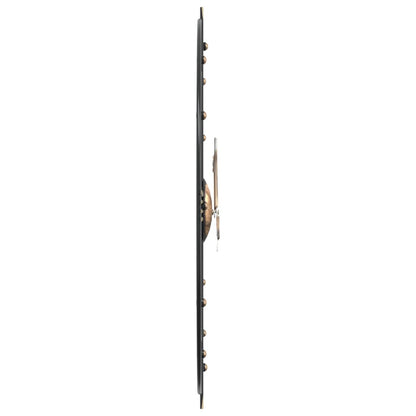 Wandklok Ø60 cm ijzer zwart
