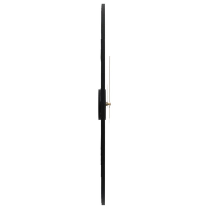 Wandklok Ø50 cm ijzer zwart