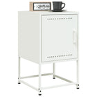 Nightstands 2 pcs 36x39x60.5 cm steel white