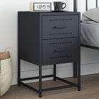 Bedside table 36x39x60.5 cm steel anthracite