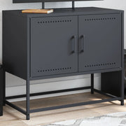 Tv-meubel 68,5x39x60,5 cm staal antraciet