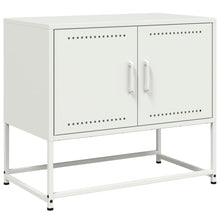 Tv-meubel 68,5x39x60,5 cm staal wit