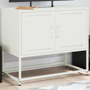 Tv-meubel 68,5x39x60,5 cm staal wit wandmontage