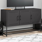 TV cabinet 100.5x39x60.5 cm steel black