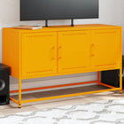 TV cabinet 100.5x39x60.5 cm steel mustard yellow