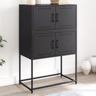 Sideboard 68.5x38.5x107 cm steel black