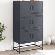 Dressoir 68,5x38,5x123,5 cm staal antraciet