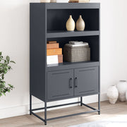 Hoge kast 68,5x38,5x123,5 cm staal antraciet