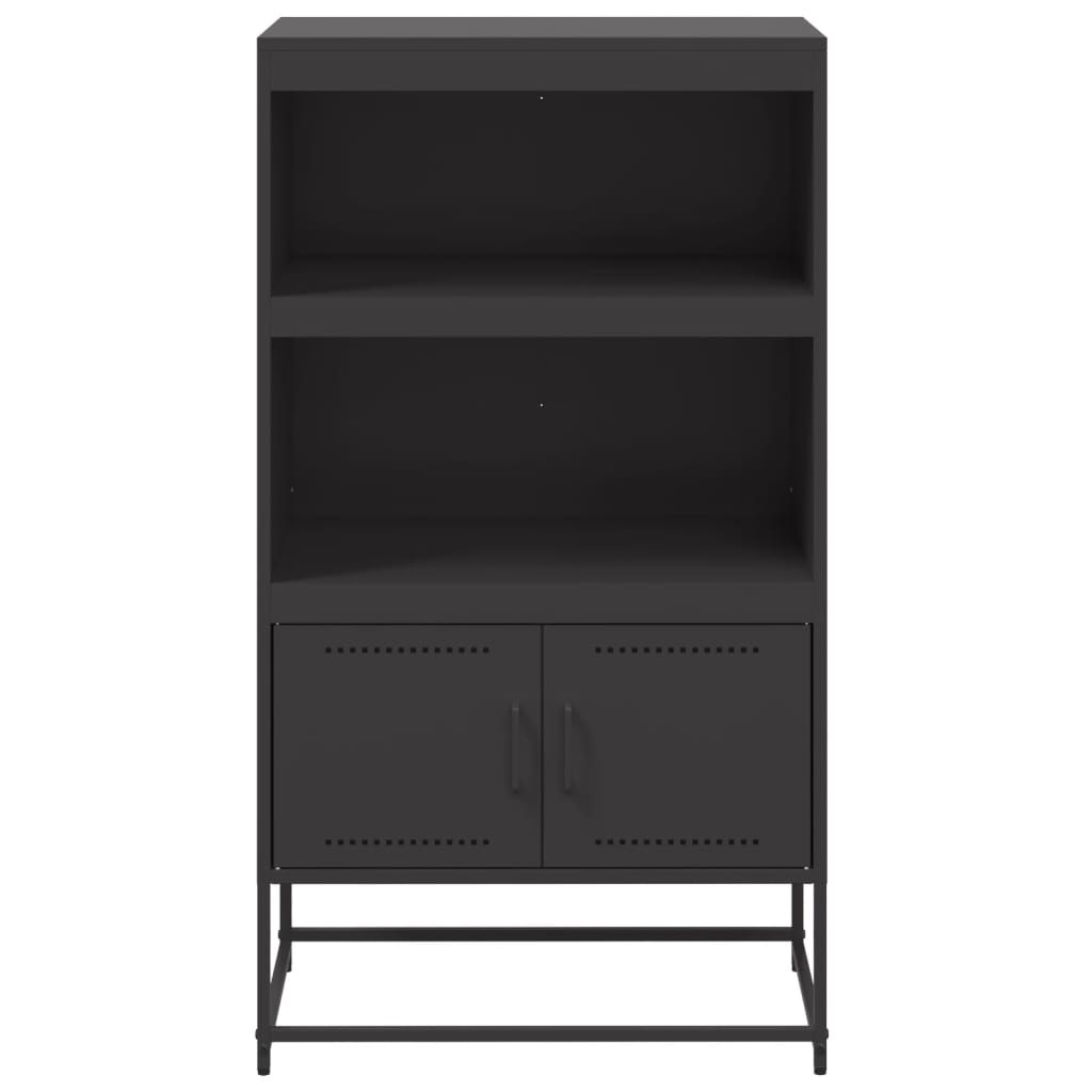 Hoge kast 68,5x38,5x107 cm staal roze
