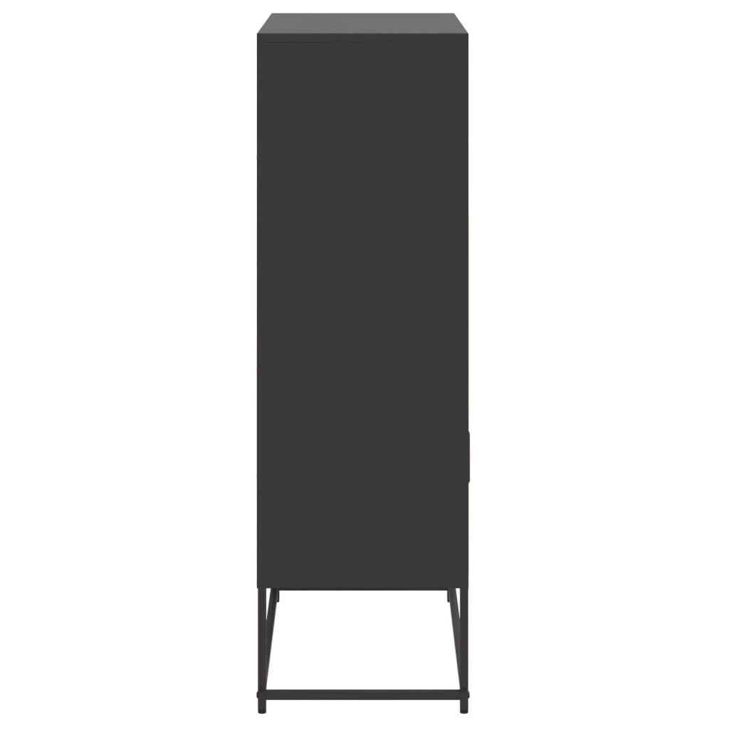 Hoge kast 68,5x38,5x107 cm staal roze