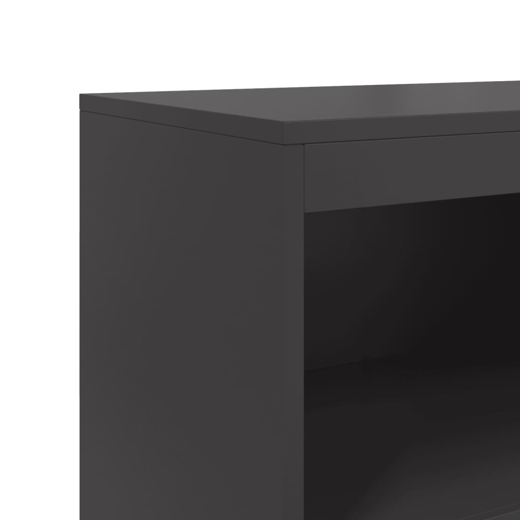 Hoge kast 68,5x38,5x107 cm staal roze