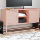 TV unit 100.5x39x60.5 cm steel pink