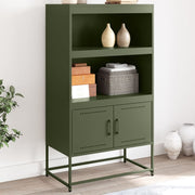 Tv-meubel 100,5x39x60,5 cm staal antraciet