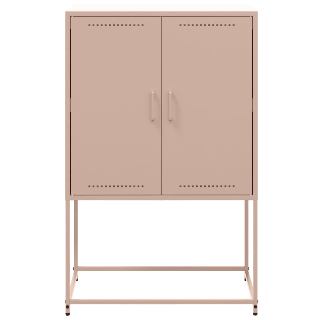 Tv-meubel 100,5x39x60,5 cm staal wit