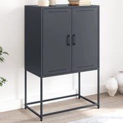 Tv-meubel 68x39x60,5 cm staal zwart