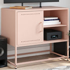 TV unit 68x39x60.5 cm steel pink