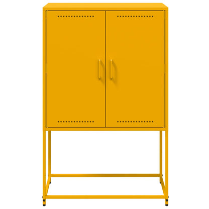 Tv-meubel 68x39x60,5 cm staal antracietkleurig