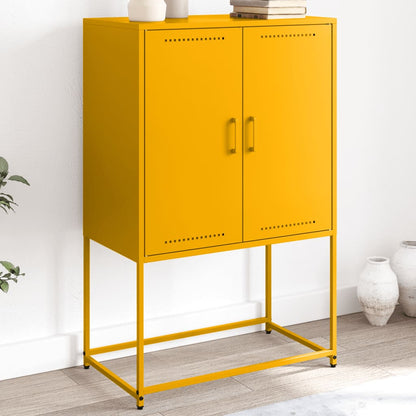Tv-meubel 68x39x60,5 cm staal antracietkleurig