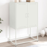 Tv-meubel 68x39x60,5 cm staal wit muurmontage