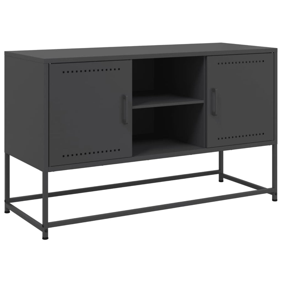 Hoge kast 36x39x123 cm staal zwart