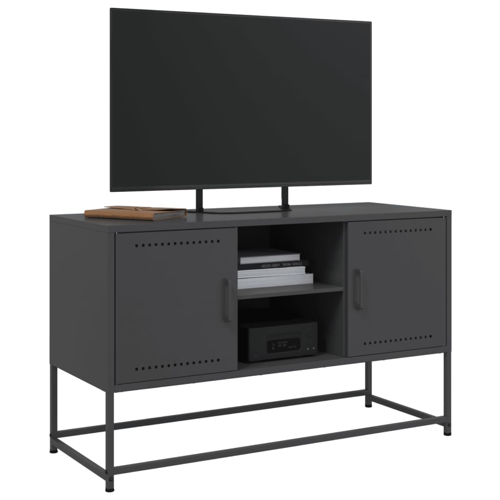 Hoge kast 36x39x123 cm staal zwart