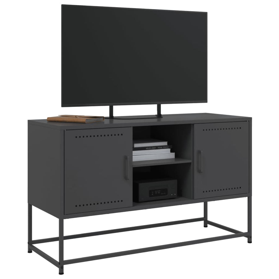 Hoge kast 36x39x123 cm staal zwart