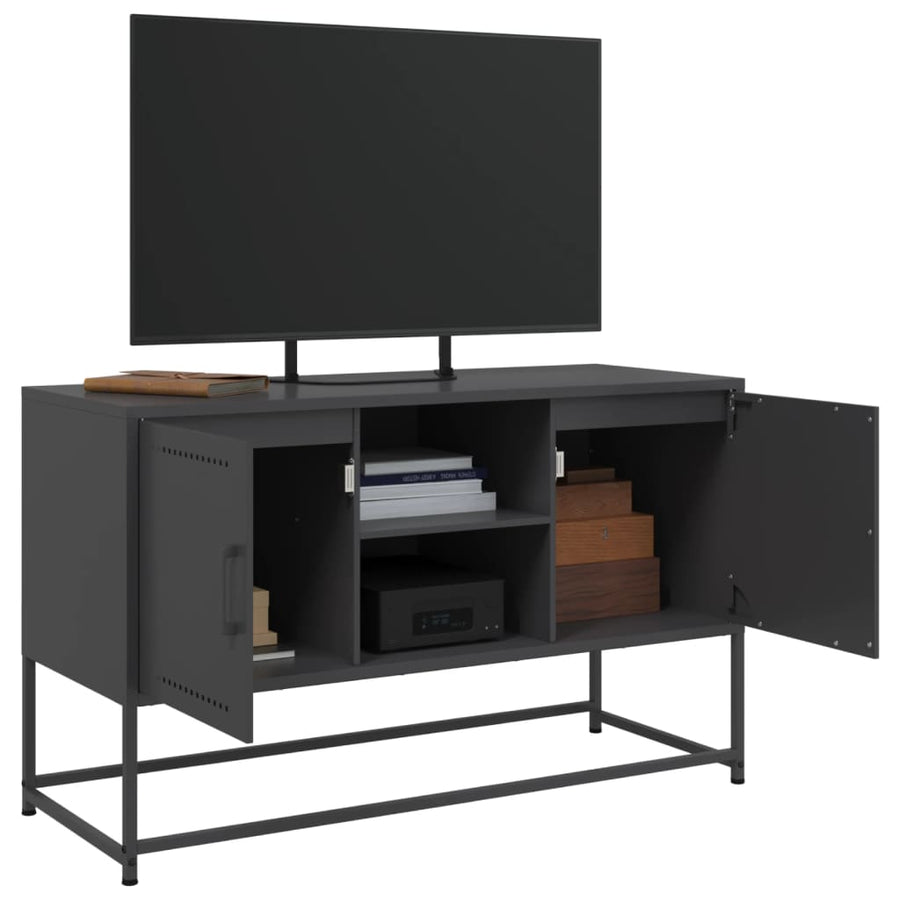 Hoge kast 36x39x123 cm staal zwart